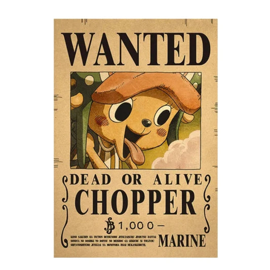 ONE PIECE CHOPPER, POSTER WANTED.