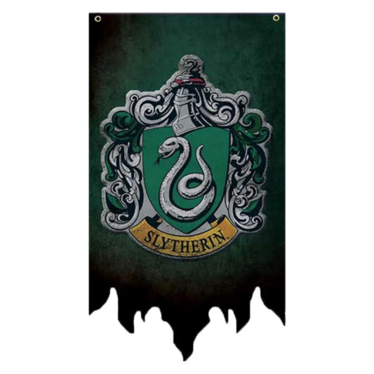 HARRY POTTER, Bandiera simbolo Slytherin (Serpeverde).