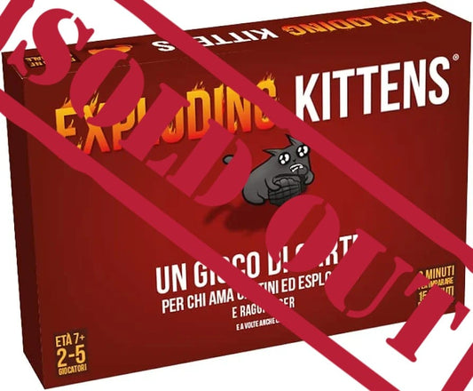 EXPLODING KITTENS, Gioco di Carte, Edizione in Italiano.