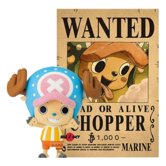 ONE PIECE, CHOPPER STATUA BANPRESTO +POSTER CHOPPER