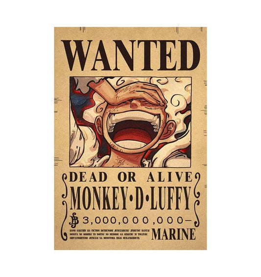 ONE PIECE MONKEY D LUFFY, POSTER WANTED.