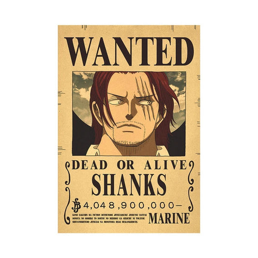 ONE PIECE SHANKS, POSTER WANTED
